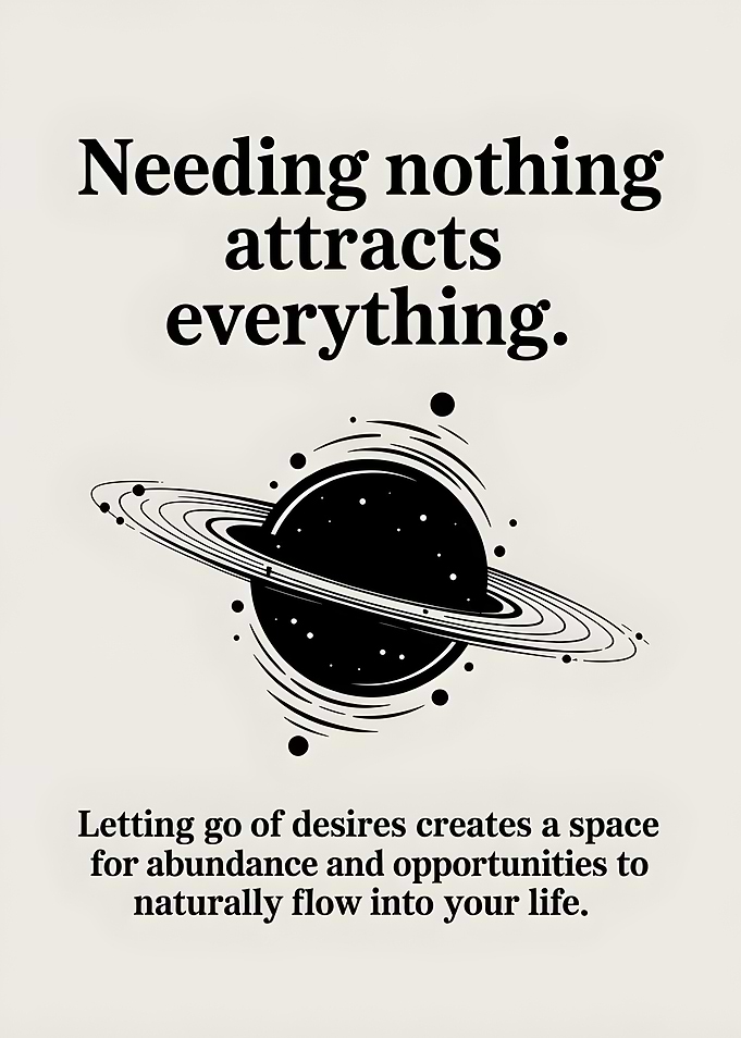 Needing Nothing Attracts Everything