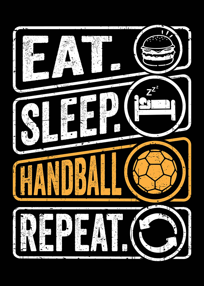 Eat Sleep Handball Repeat