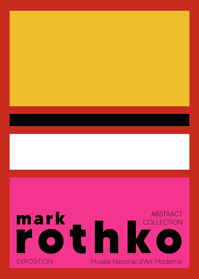 Mark Rothko Exhibition Poster