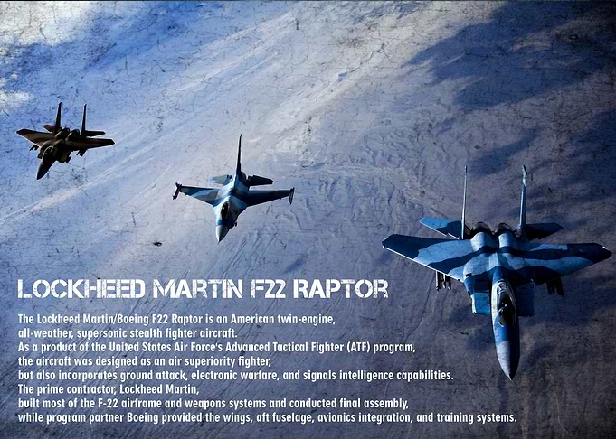 F-22 Raptor Fighter Jet
