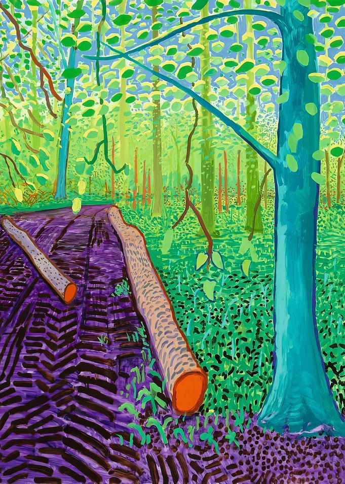 Forest Path Painting