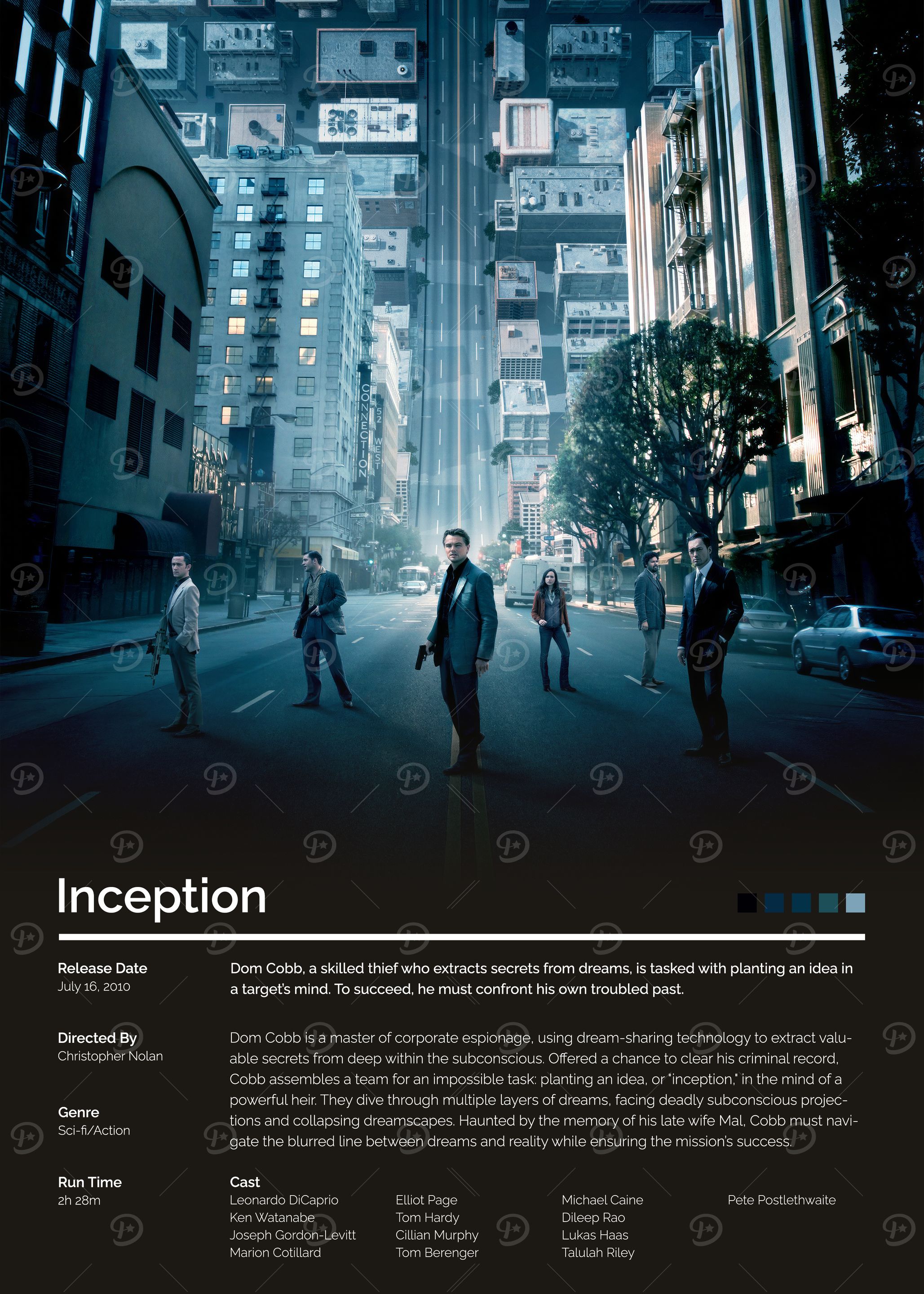 Inception Posters Online - Shop Unique Metal Prints, Pictures