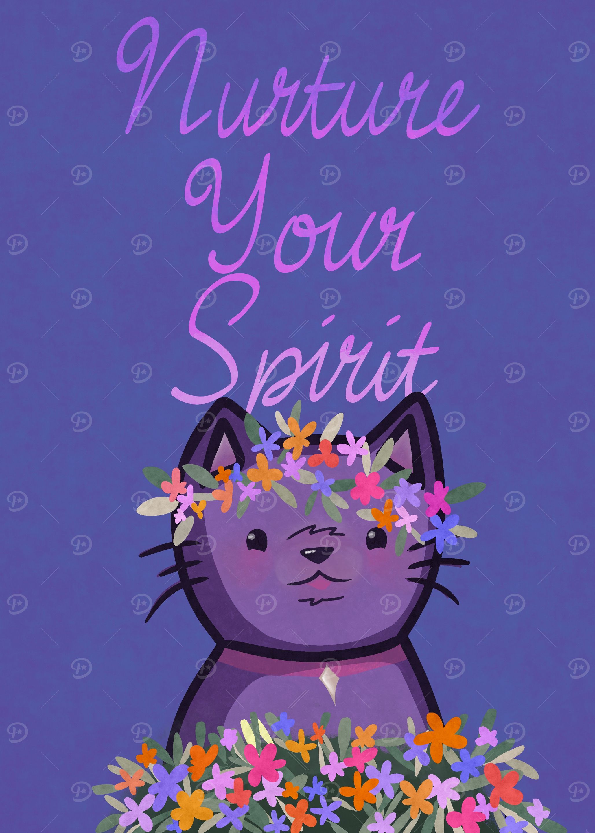 Nurture Your Spirit Cat