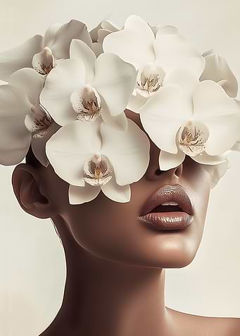 Orchid Beauty Portrait