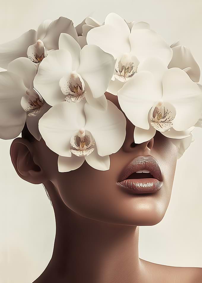 Orchid Beauty Portrait