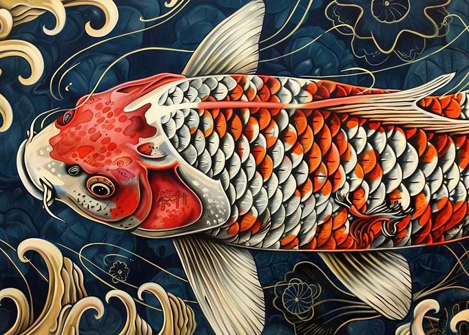 Koi Fish Painting