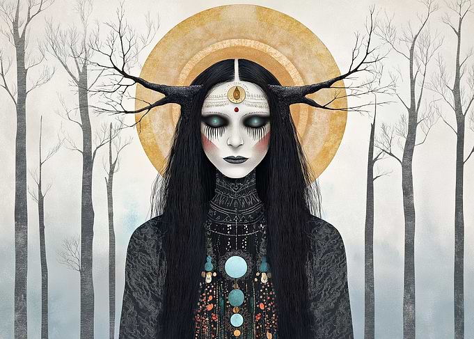 Mystical Forest Woman
