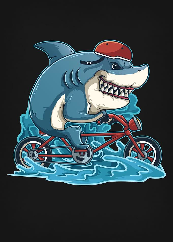 Shark Cyclist