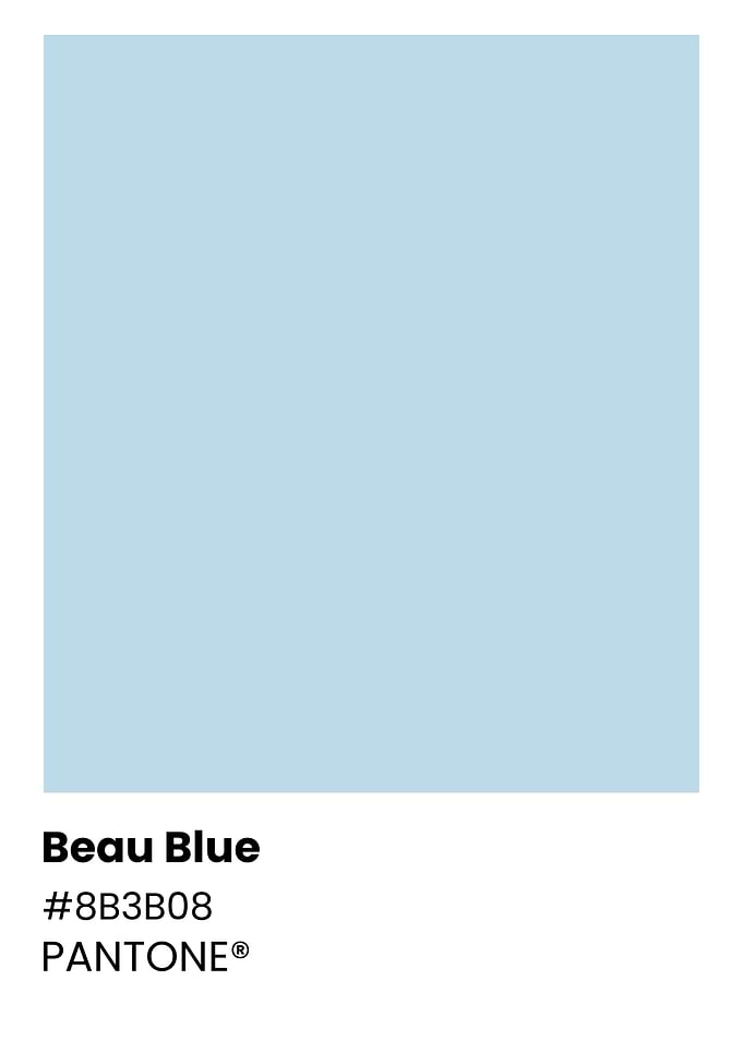 Pantone Beau Blue Color