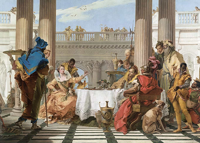 Baroque Feast in a Grand Hall