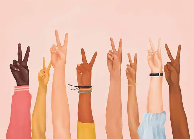 Peace Sign Hands