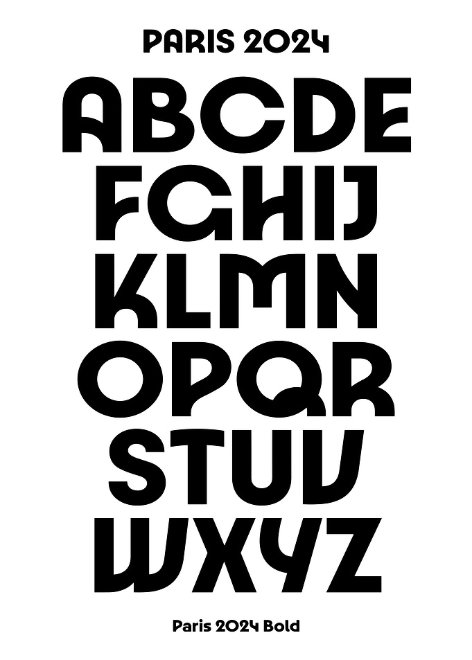 Paris 2024 Bold Font
