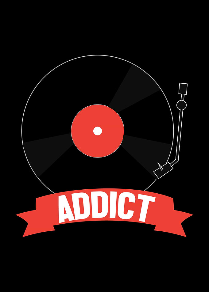Vinyl Addict Music Lover