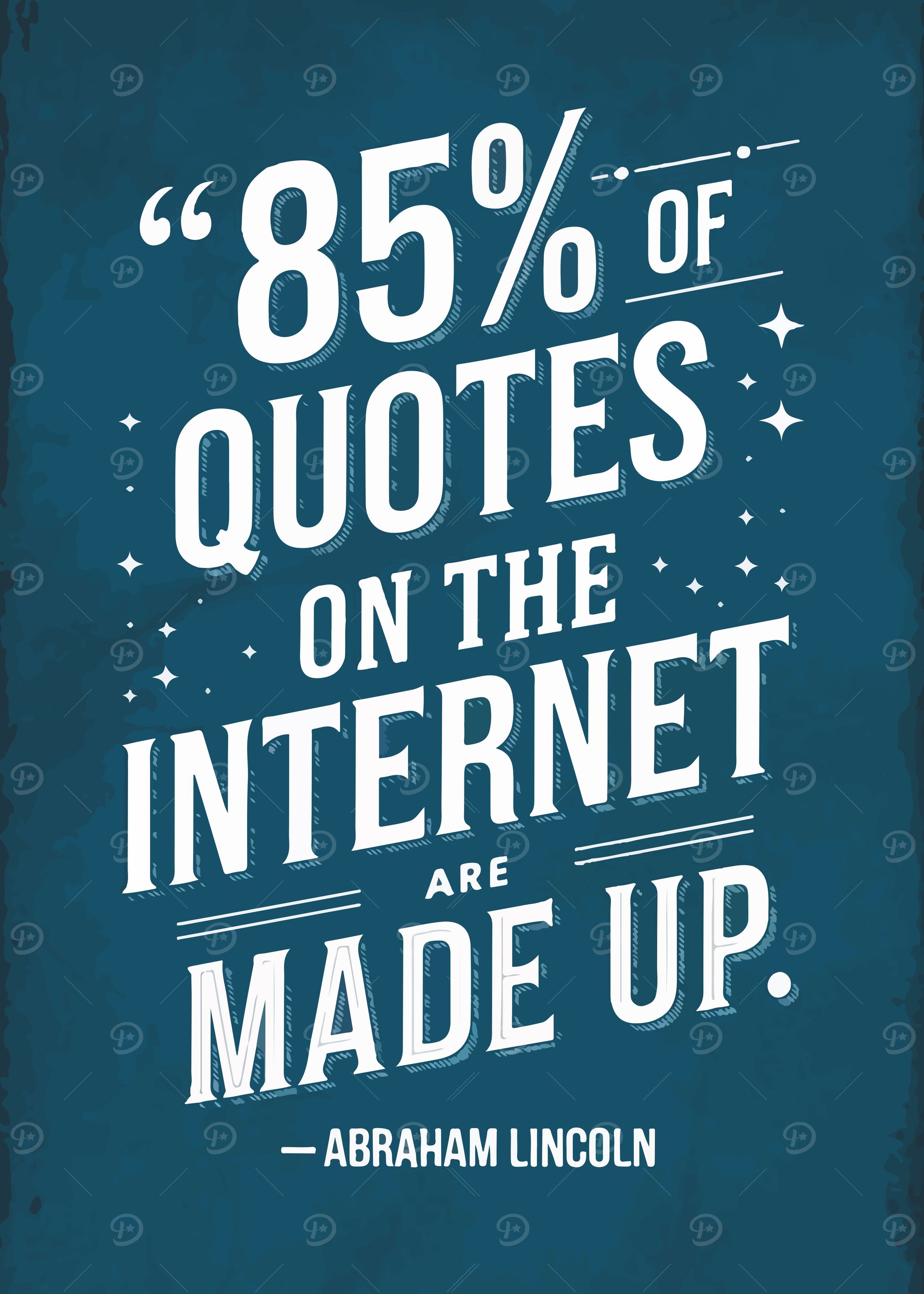 85% of Quotes Made Up