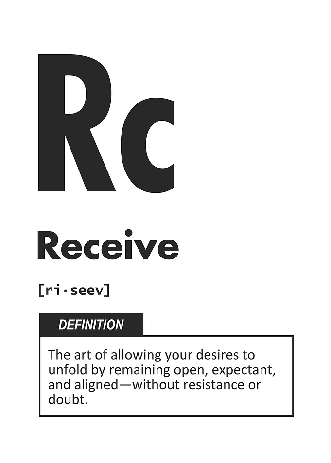 Receive Element – Law of Attraction, Manifestation Success