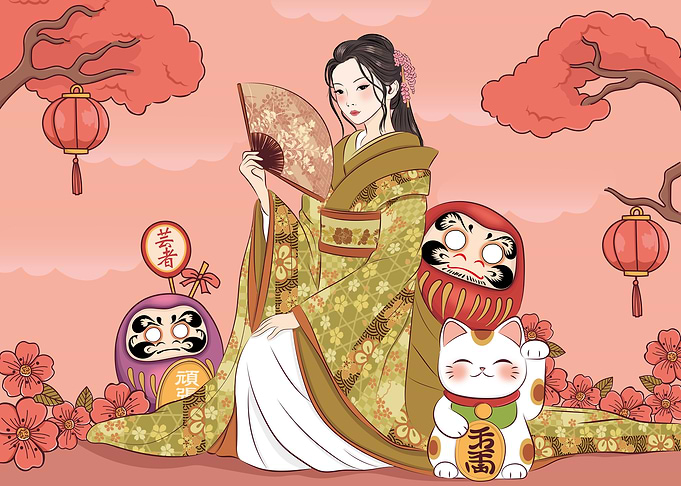Traditional Japanese Geisha