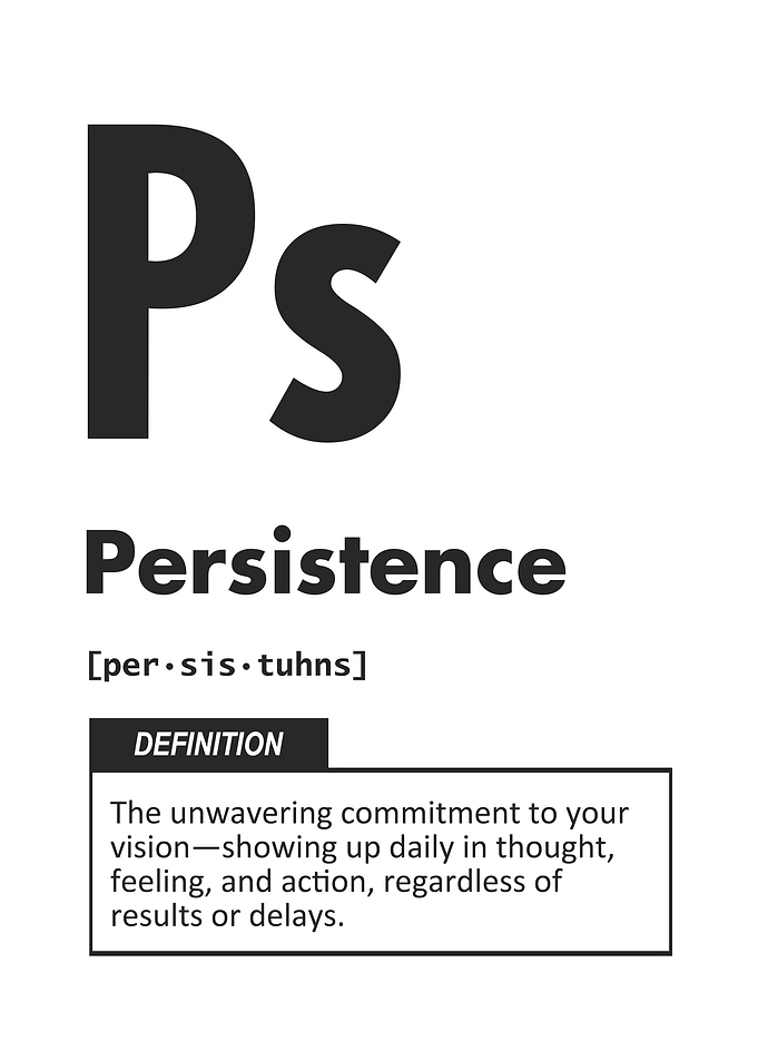 Persistence Element – Manifestation Success Mindset