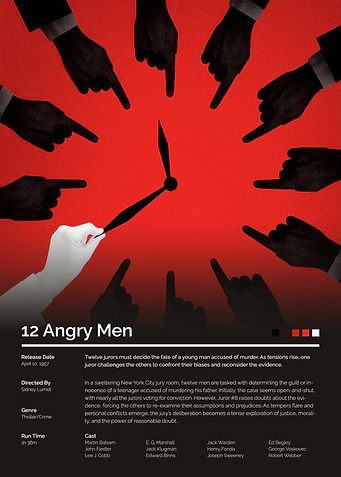 12 Angry Men Movie Poster