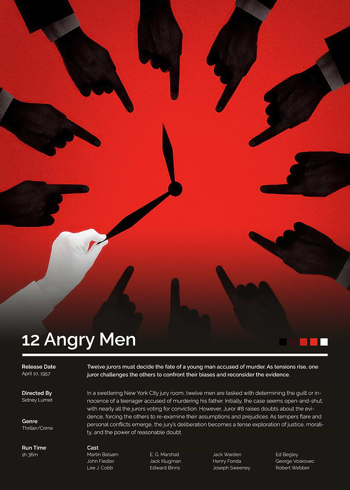 12 Angry Men Movie Poster
