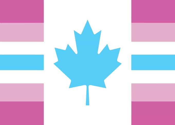 Transgender Canadian Flag