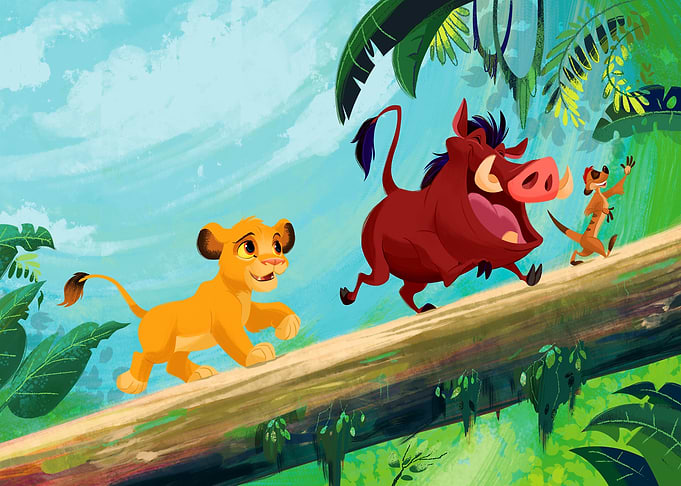 Simba Pumbaa Timon