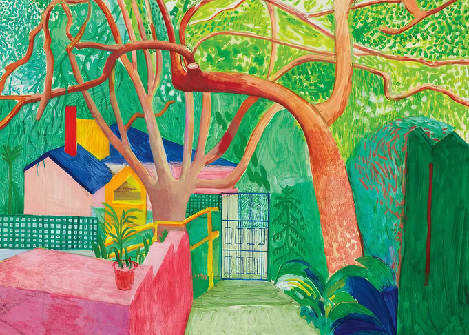 Vibrant Garden Painting