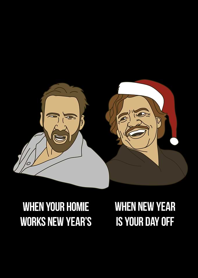 New Year's Day Off Meme