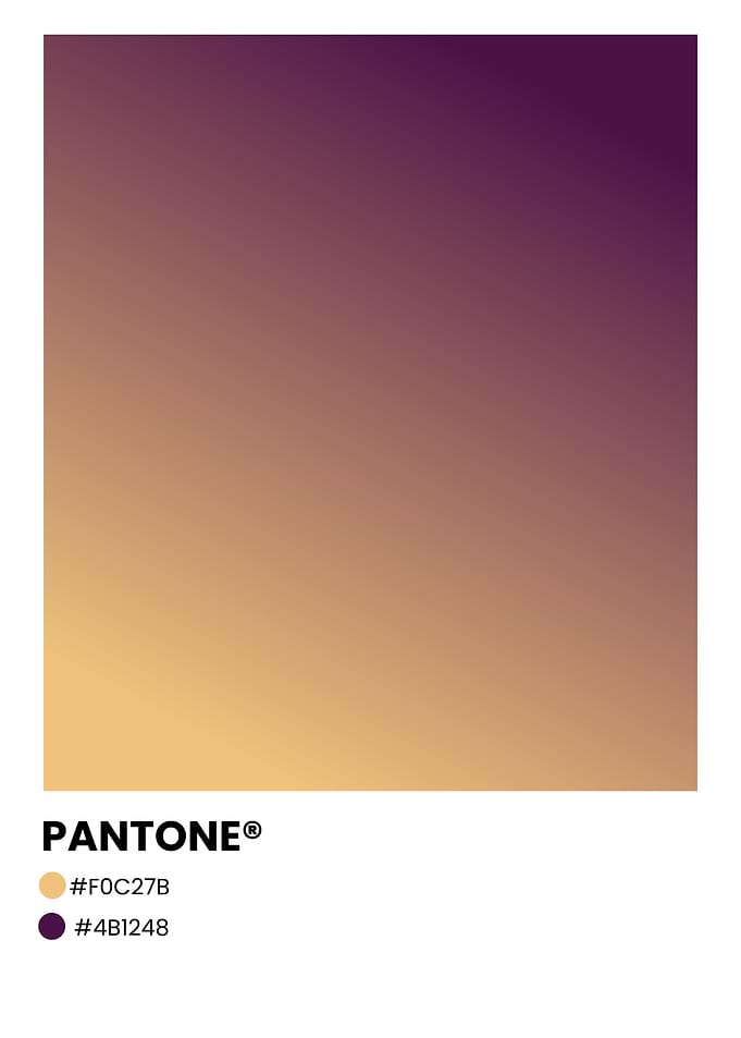 Pantone Color Gradient
