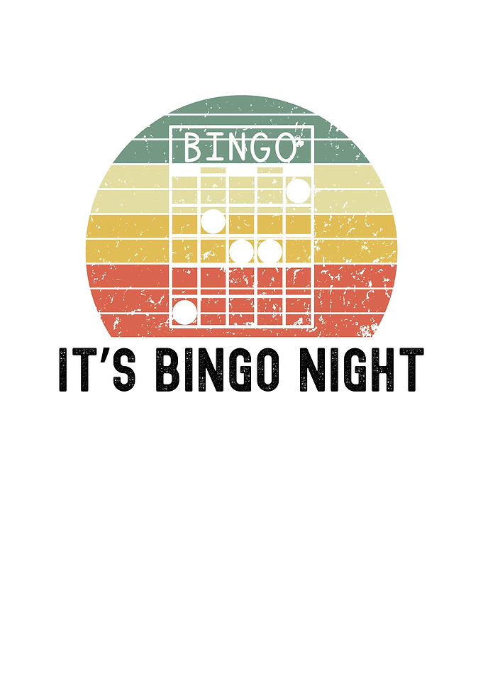 Bingo Night Retro Design