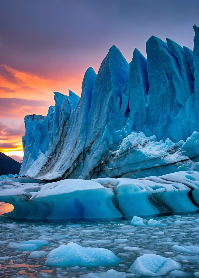 Glacier Sunset