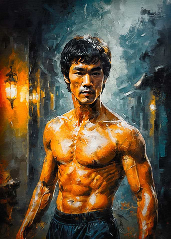 Bruce Lee Painting
