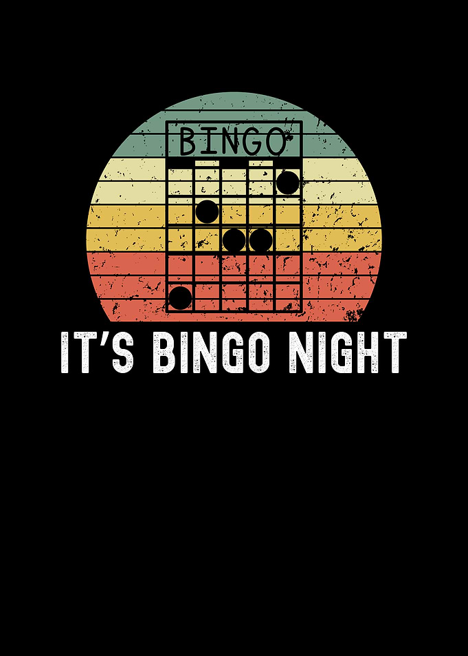 Bingo Night Retro Design