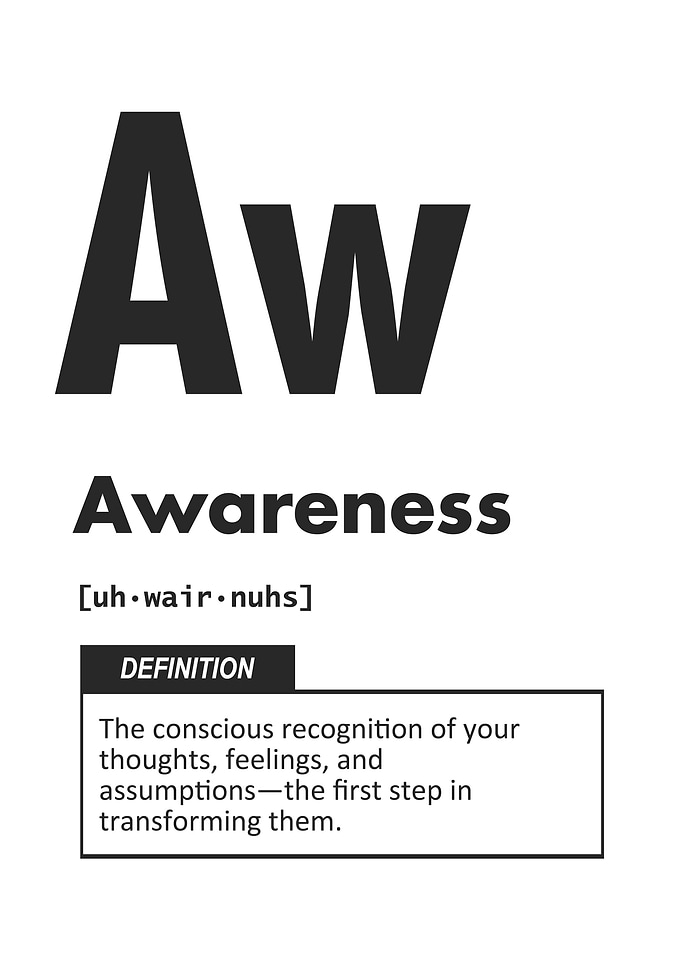 Awareness Element – Conscious Mindset Manifestation