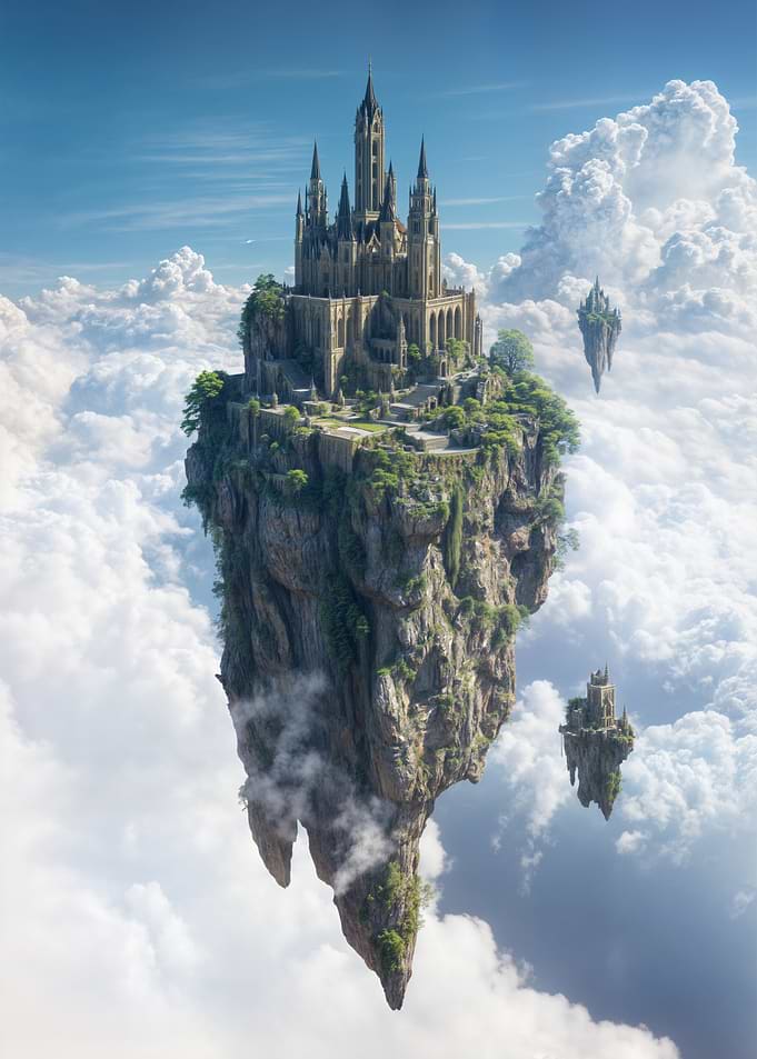 Floating Castle in the Clouds