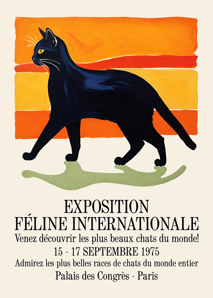 Fresh Cat Exhibition Poster