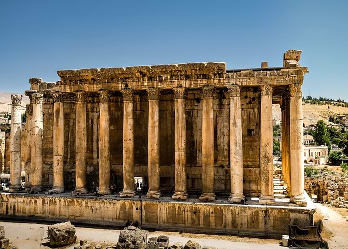 Ancient Roman Temple Ruins