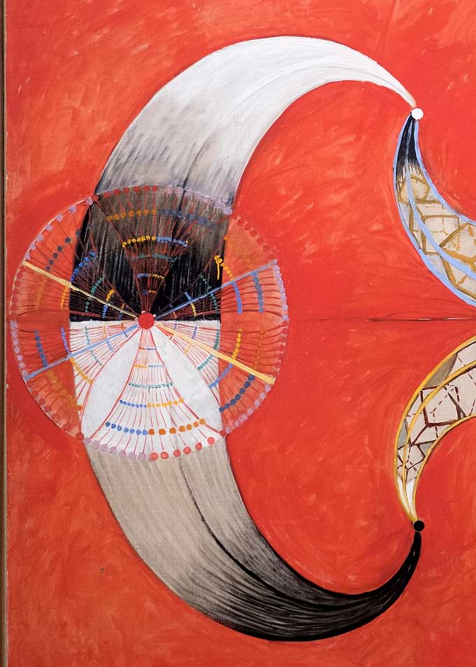 Abstract Art with Curved Shapes