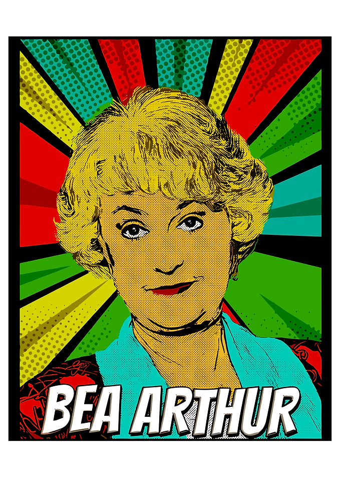 Bea Arthur Pop Art