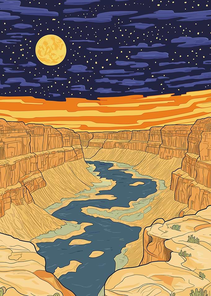 Grand Canyon Night Sky