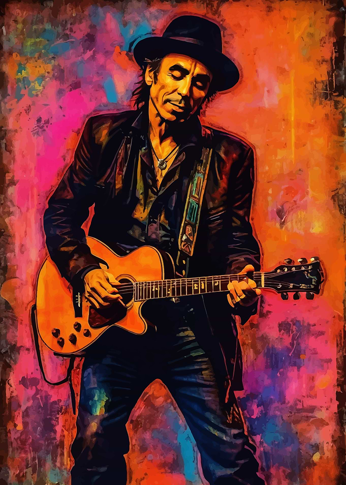 Nils Lofgren Abstract Art