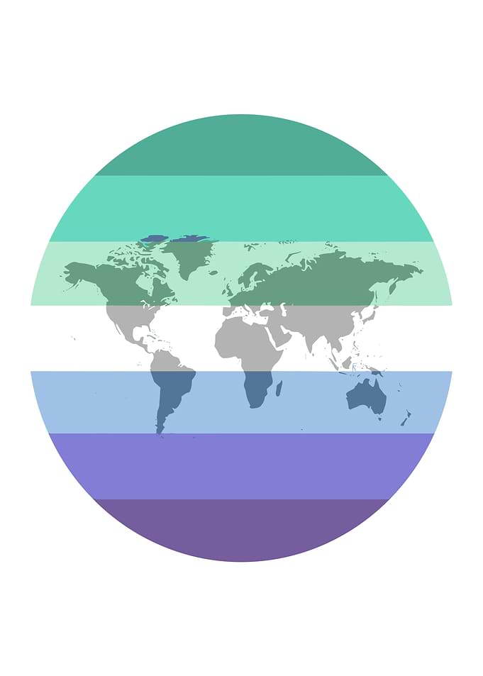 Genderqueer World Map