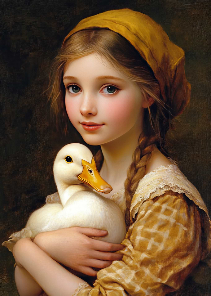 Girl with Duck