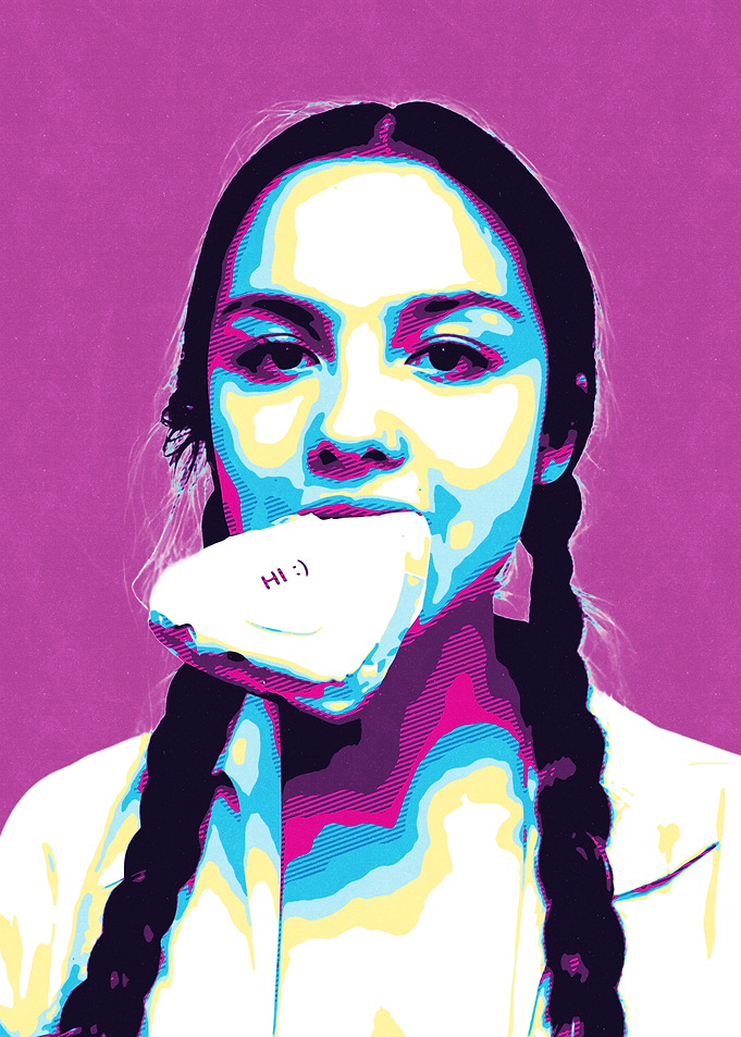 Pop Art Portrait Olivia Rodrigo