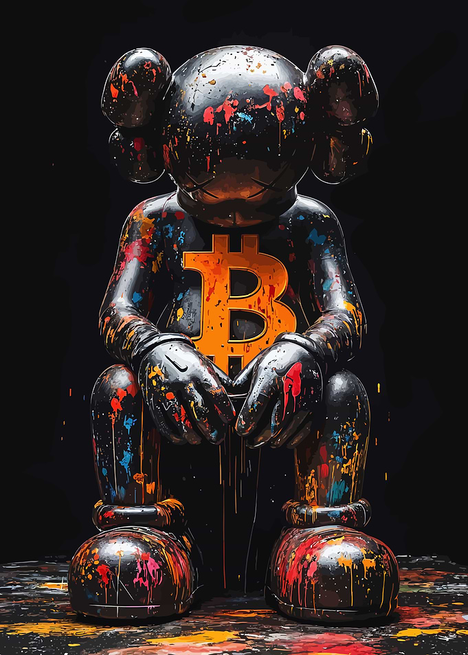 KAWS Bitcoin Figure