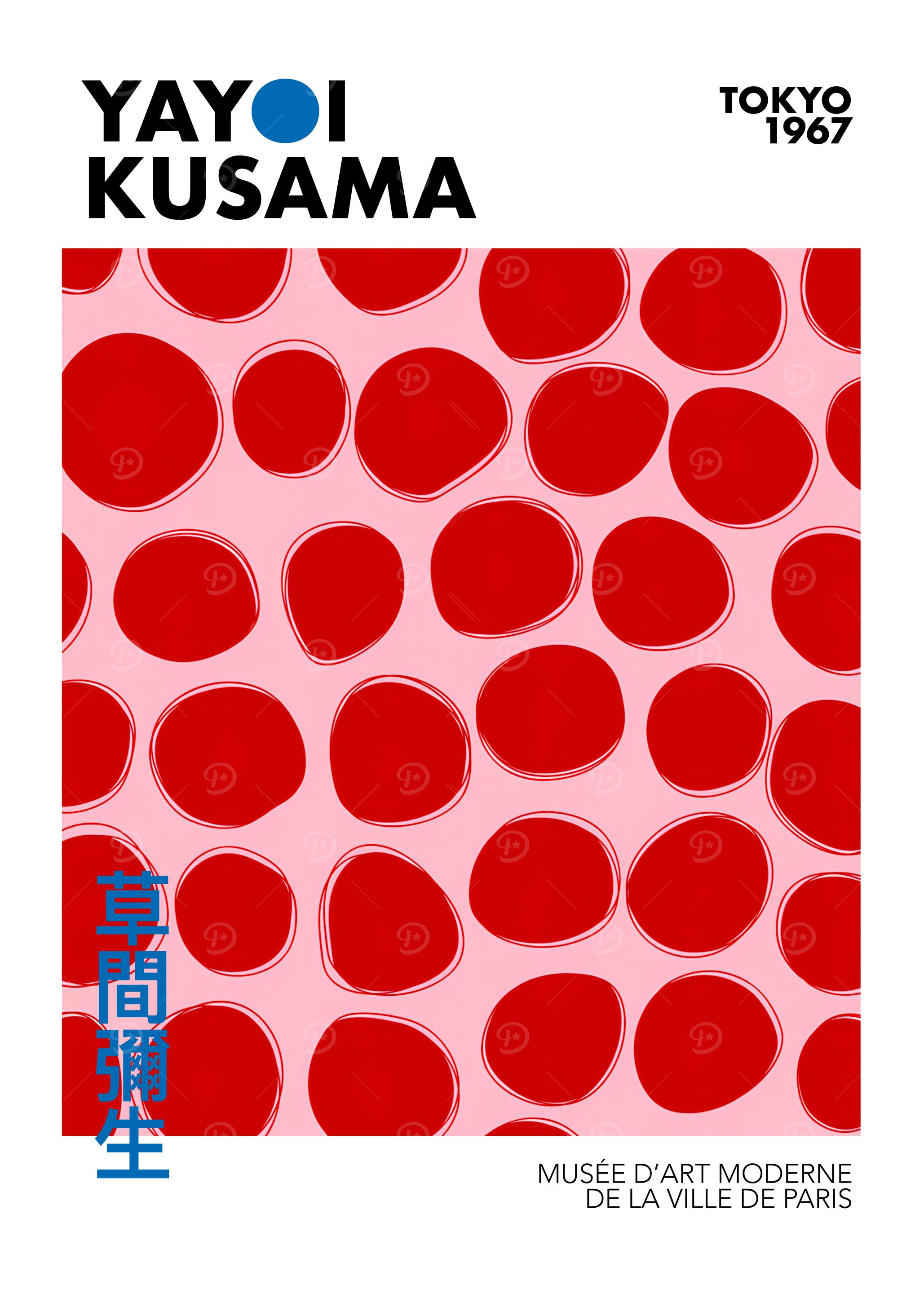 Yayoi Kusama Polka Dot Poster