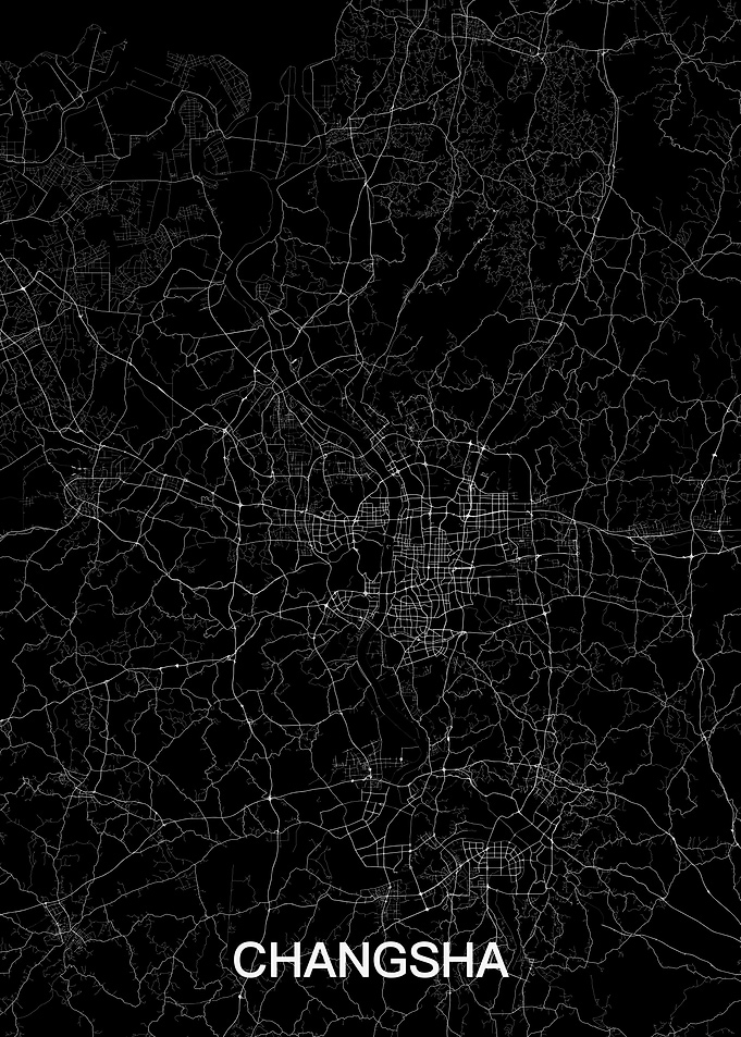 Changsha City Map