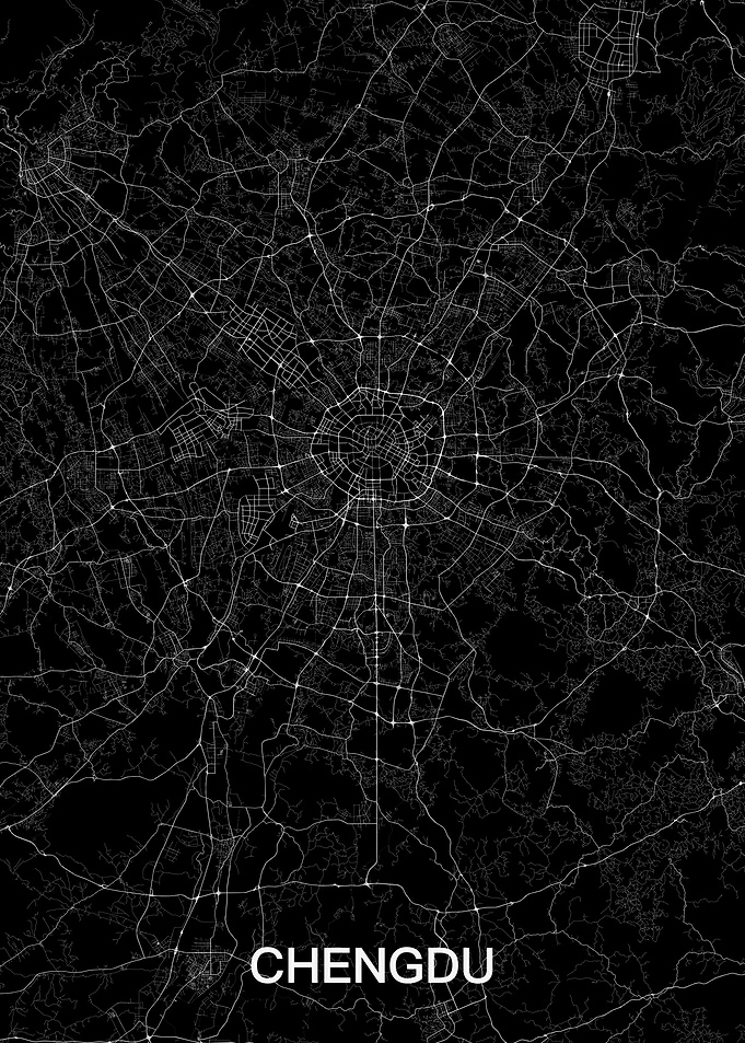 Chengdu City Map