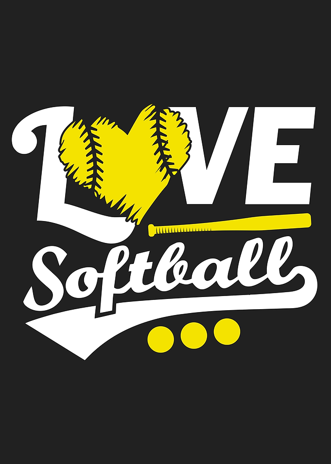 Love Softball For Girls