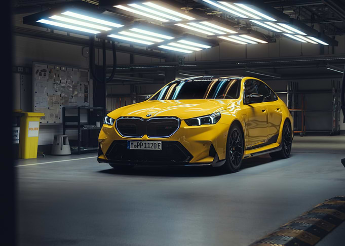Yellow BMW M4