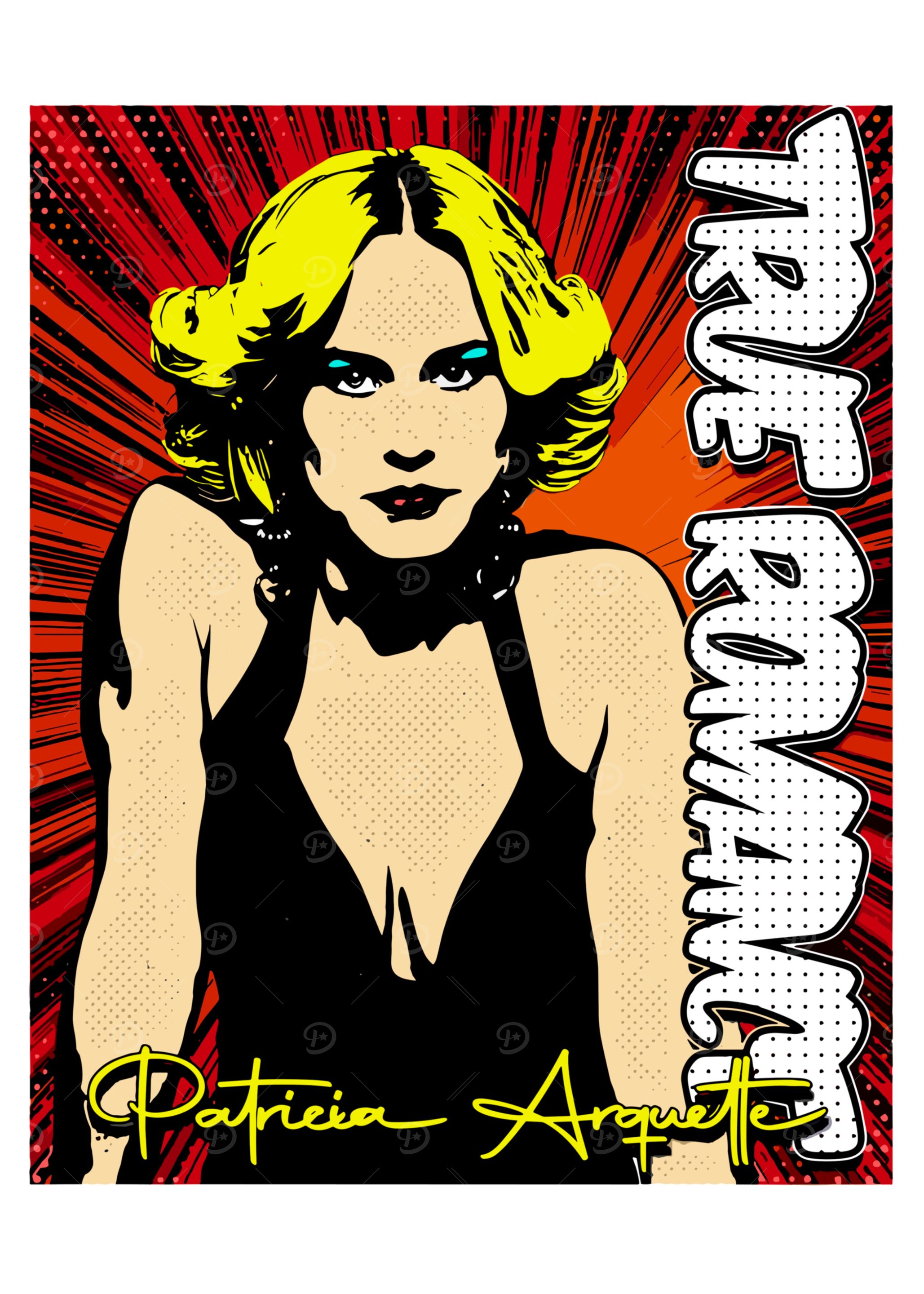 Patricia Arquette Pop Art